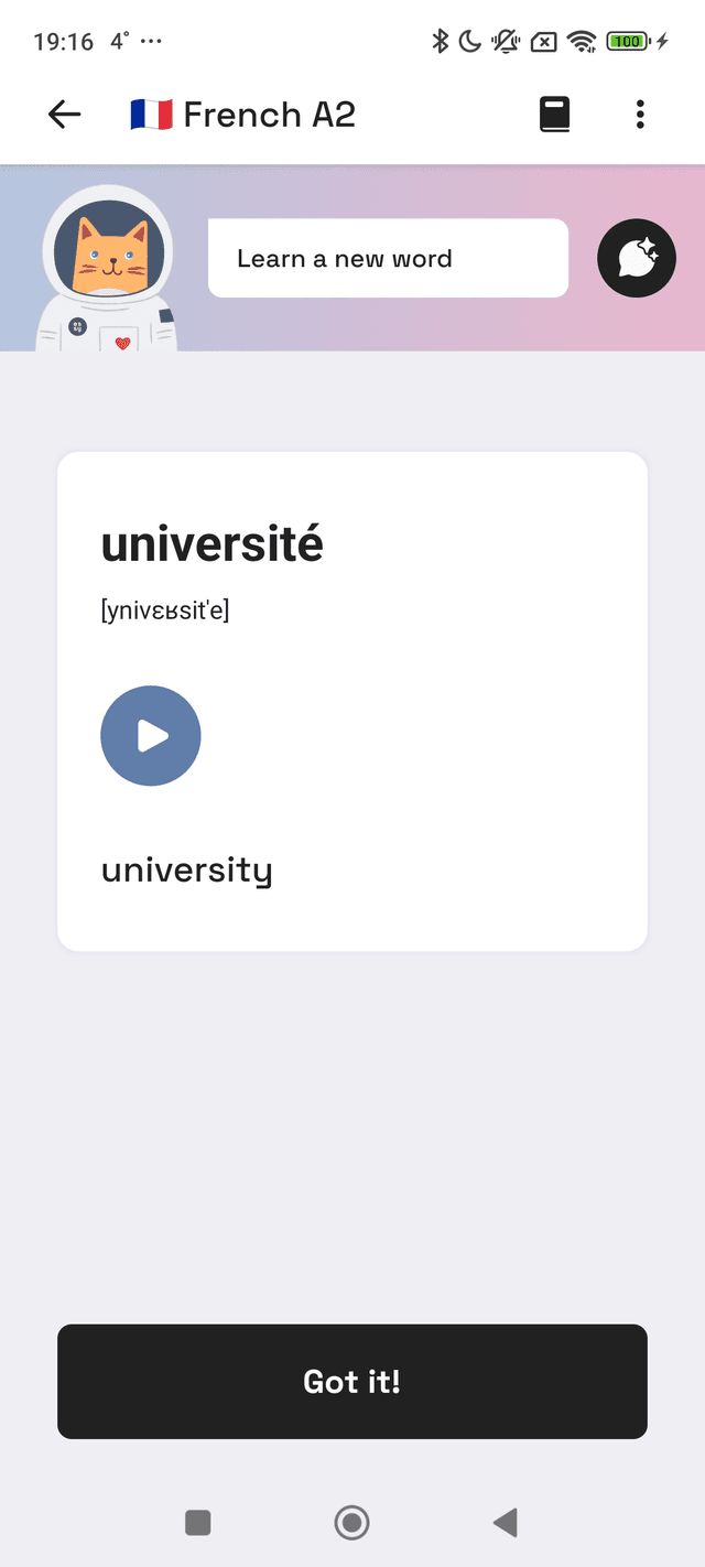 Word challenge